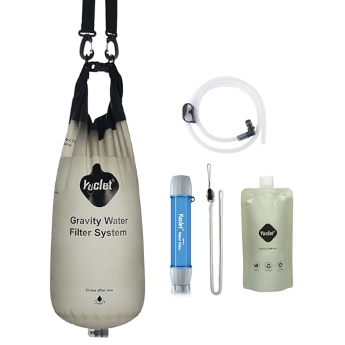 Yuclet Gravity Water Filter System w/ 2-Gal Bag & 0.1-Micron - Image 2