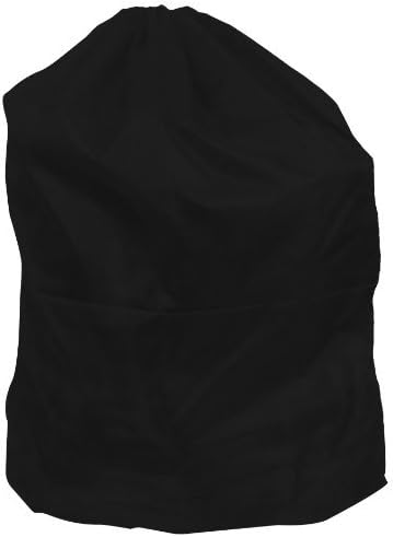 Heavy Duty Cotton Laundry Bag with Drawstring Closure – Large, Machine Washable, Durable Fabric (Design May Vary) – Ideal for College, Dorm & Apartment (Black, 1 Pack)