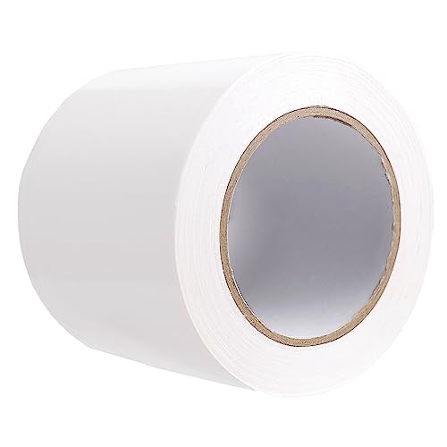 Vapor Barrier Tape, White Vinyl Tenacious Caulk Tape, 6'' X 100FT - Image 2