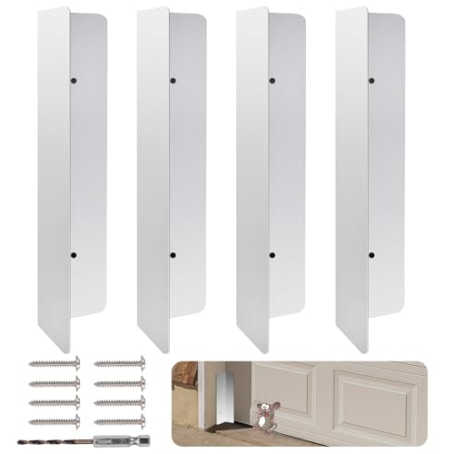 Bompro 4 Pcs Garage Door Seal Mouse Guard, Heavy Duty | Home Repair - Image 2