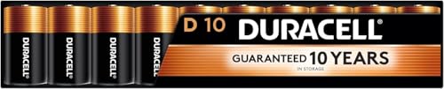 DURACELL Coppertop D Batteries, 10 Count - Image 3