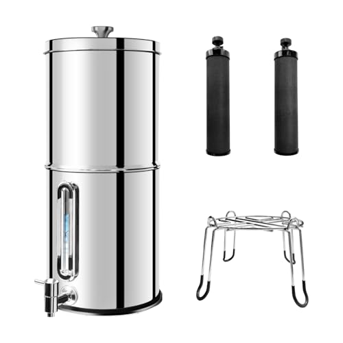 SINCHO 2.25G Gravity Water Filter System with Level Window – - Image 2