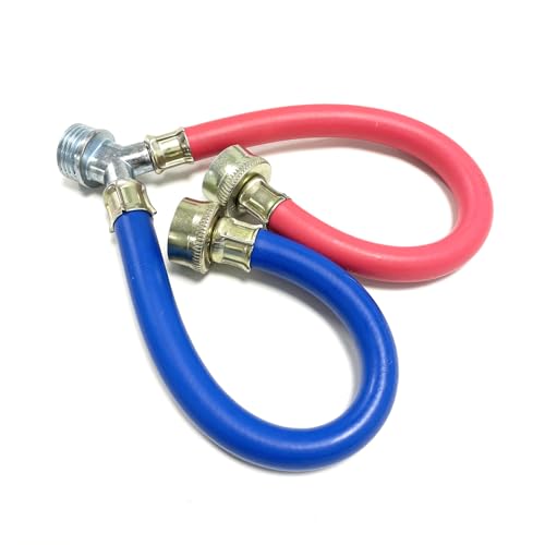 Hot Cold Washer Hose Rubber Y Mixer Plumbing Connector - Image 2