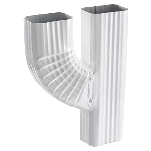 VYH Downspout Gutter Y Left Connector 2x3 Upright High Gloss - Image 6
