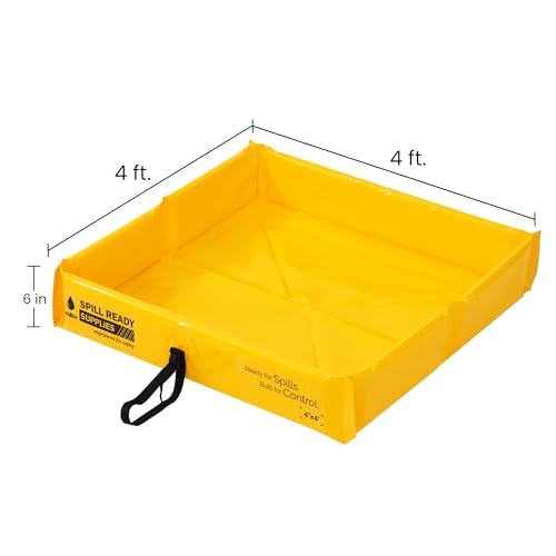 4' x 4' Duck Pond Spill Containment Berm, 22 oz PVC - Image 3