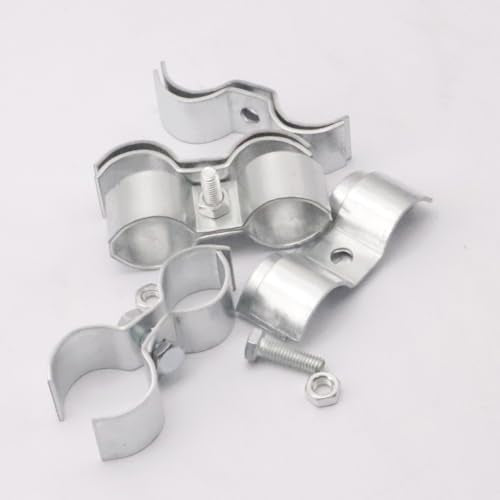 Double Pipe Clamp Chain Link Fence Clamps, 6Pcs Panel | Hand Tools - Image 6