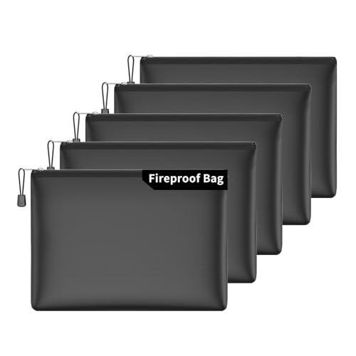 Fireproof Document Bag with Zipper,File Organizer - Image 2