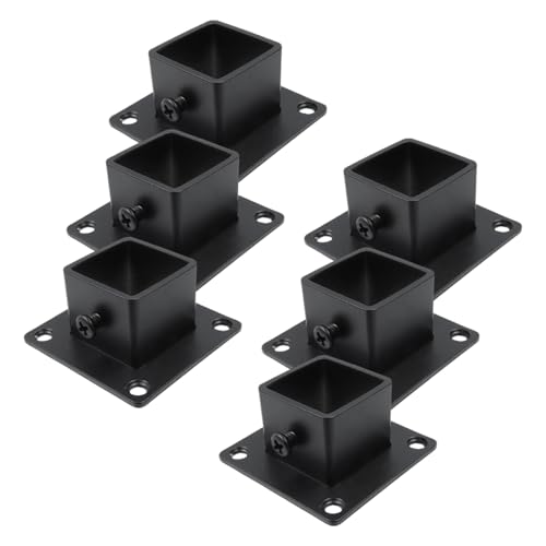 Antrader 6Pcs Stainless Steel Post Bases for Square Tube - Image 2
