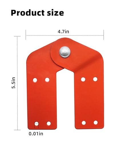 2Pcs New Attic Ladder Hinge,Aluminum Step Ladder Hing Kit - Image 3