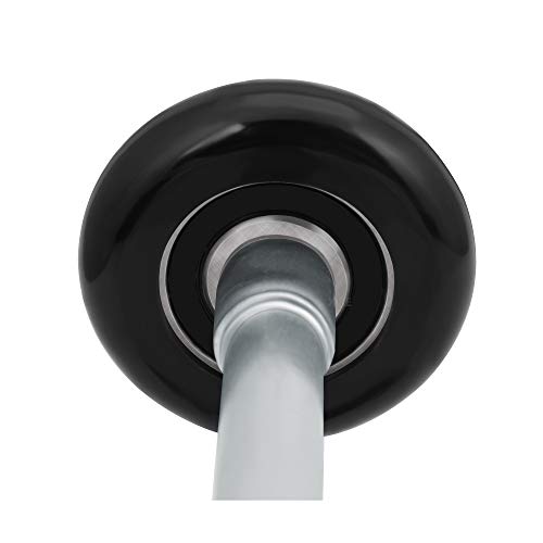 XiKe 10 Pack Black 2" Nylon Garage Door Roller 4" Stem - Image 5