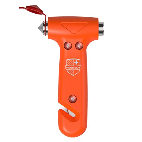 Swiss Safe Car Safety Hammer Window Breaker Tool | Hand Tools - Image 2