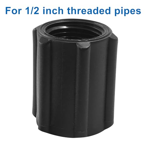 10 Pack 1/2 Inch Double Female Thread Joint PVC Coupling - Image 4