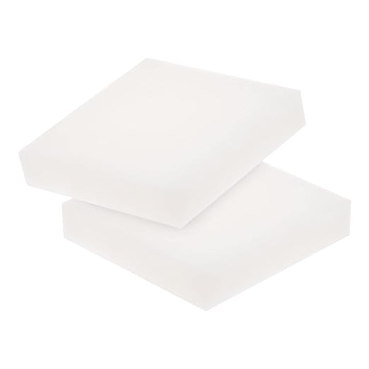 HARFINGTON 2pcs Anti Vibration Pads 4" x 4" x 0.79" Silicone Rubber Vibration Isolation Pads Damping Furniture Pads Mat Block for Washing Machine Dryer Air Conditioner Compressor Treadmill