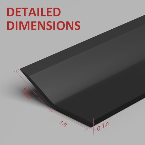 Garage Door Weather Stripping, 40 FT Black Garage Door | Home Repair - Image 3