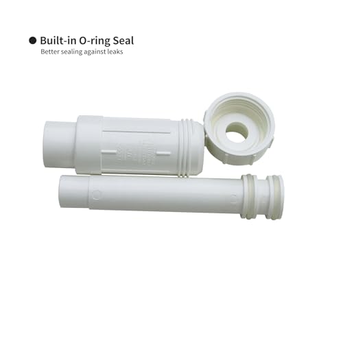 LESSO 1/2 inch PVC Pipe Repair Kit, 1/2" Coupling 2 Sets | Home Repair - Image 6