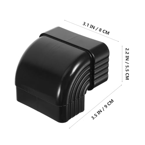 Sosoport Right Angle Downspout Connector Corrugated Pipe Adapter - Image 3