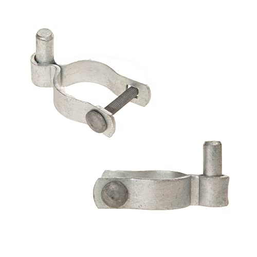 2 Pack Chain Link Fence Frame Gate Post Male Hinge - Image 5