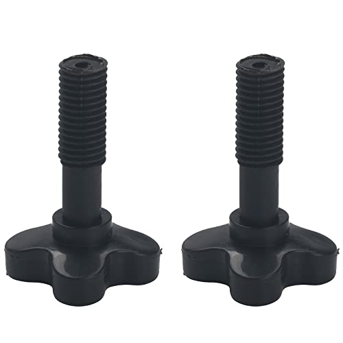 2Pcs Canopy Fixing Screw Bolt Black Plastic Screw Fittings - Image 2