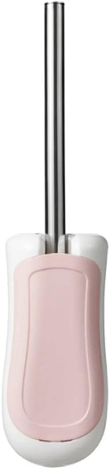 Soft Wall-Mounted Toilet Brush Minimalist Toilet Brush and Holder Toilet Brush Set with Stainless Steel Handle Toilet Brush Reusable