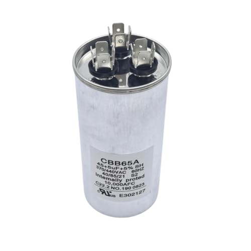 45+5 µF 45/5 MFD ±6% 370V/440VAC CBB65 Dual Run Circular Start - Image 2