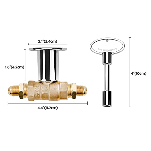 Stanbroil 1/2-Inch Straight Quarter-Turn Shut-Off Valve for Gas - Image 4