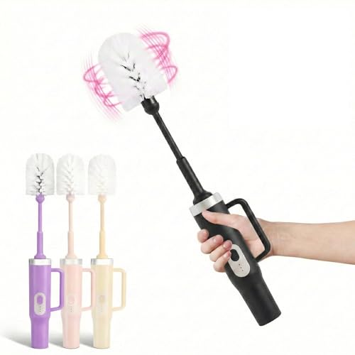 2 in 1 Electric Bottle Brush Set with Straw Cleaner - Image 2