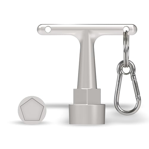 JUMBO Curb Box Key Wrench, Stainless Steel Water Valve | Hand Tools - Image 2