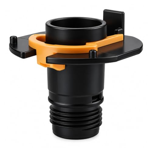 1 pcs Hose Reel Connector with Yellow Retainer Clip Part - Image 2