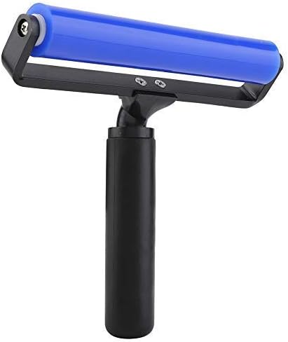 12 Inch Silicone Manual Roller Anti-Static Cleaner Tool,Under The Action of Static Electricity,Small Impurities Will be Adsorbed on The Drum