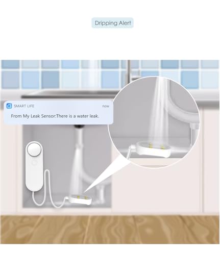 WiFi Water Leak Detector, 2-in-1 Water Leak & Water Level - Image 4