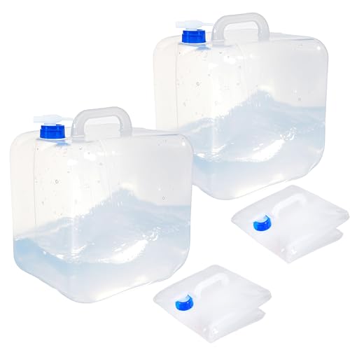 Collapsible Water Container with Spigot & Hook, BPA Free - Image 2