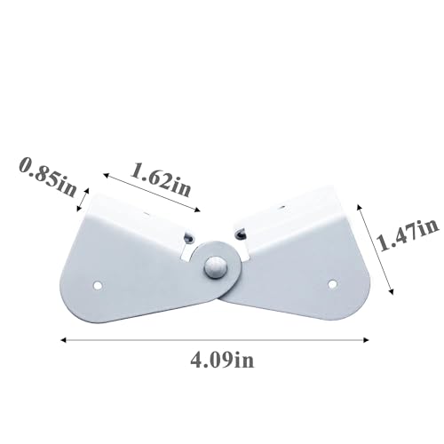 Gutter Downspout Flip-Up Hinge, Gutter Extension Hinge (4 Pack) - Image 3