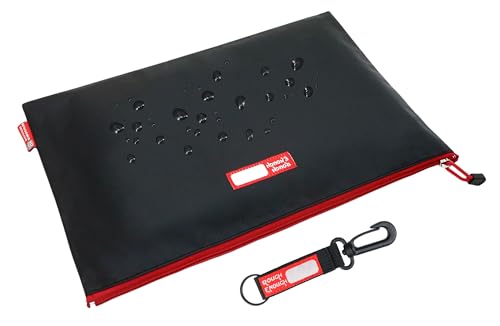 Rough Enough Large Document Bag, Water-Resistant Plastic File - Image 2