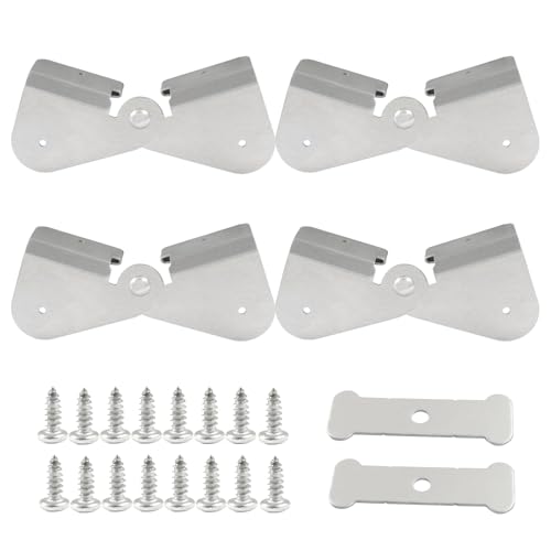 Rain Gutter Downspout Extension Hinge, 4 Pack - Image 6