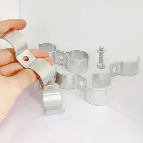 Double Pipe Clamp Chain Link Fence Clamps, 6Pcs Panel | Hand Tools - Image 8