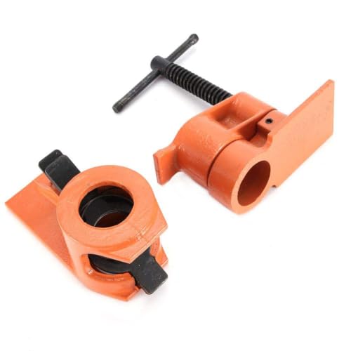 Heavy Duty 1 inch Pipe Clamp, Jaws Vise Fixture Set | Hand Tools - Image 4