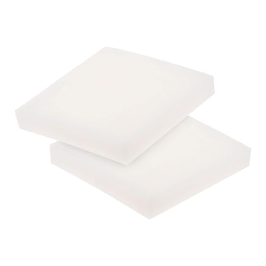 HARFINGTON 2pcs Anti Vibration Pads 4" x 4" x 0.59" Silicone Rubber Vibration Isolation Pads Damping Furniture Pads Mat Block for Washing Machine Dryer Air Conditioner Compressor Treadmill