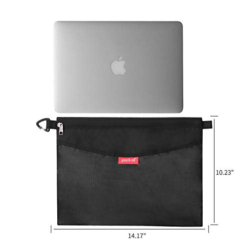 pack all Water-Resistant Zipper Pouch, Mesh Zipper Bag - Image 7