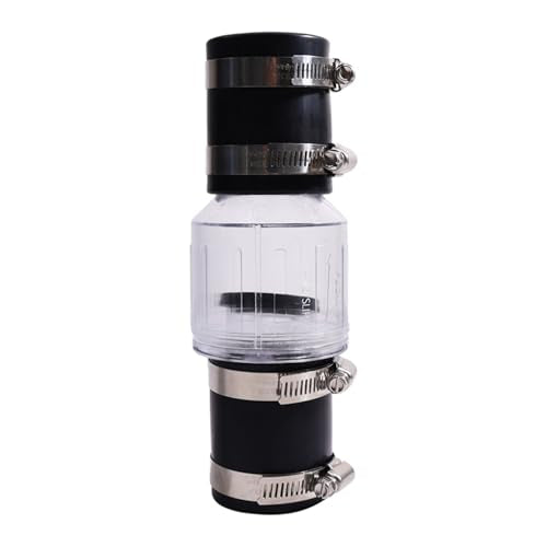 1-1/2 Inch Silent Sump Pump Check Valve, Spring-Loaded Quiet - Image 2
