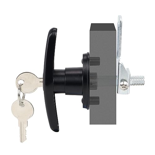 Keyed-Alike Locking T-Handle Kit for Truck Camper Shell/Cap & - Image 6