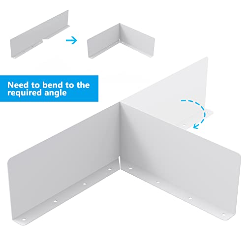 2 Pcs Gutter Valley Splash Guards, Rain Gutter Valley Roofing - Image 4