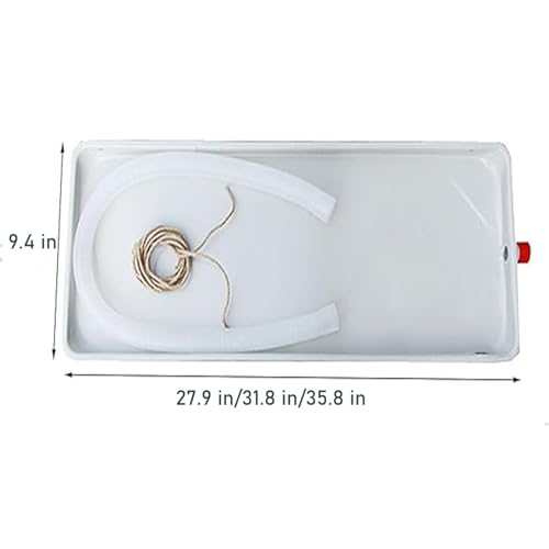 Air Conditioner Drip Tray Condensate Drain Pan with Flexible Hose - Image 3