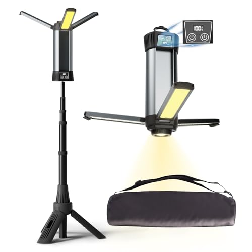 Rechargeable Work Light with Stand, Magnetic Base - Image 2
