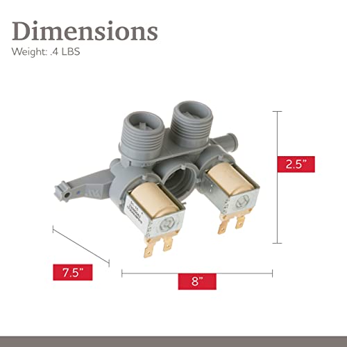 Parts Master Replacement for GE Washer Water Inlet Valve - Image 3