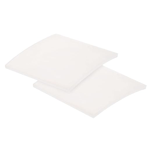 HARFINGTON 2pcs Anti Vibration Pads 4" x 4" x 0.2" Silicone Rubber Vibration Isolation Pads Damping Furniture Pads Mat Block for Washing Machine Dryer Air Conditioner Compressor Treadmill