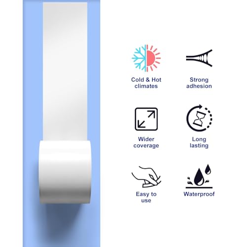Vapor Barrier Tape 4" x180' 10 Roll Waterproof Seam Tape - Image 3