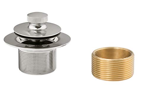 Lift & Turn Bathtub Drain Conversion Kit, Brushed Nickel - Image 4