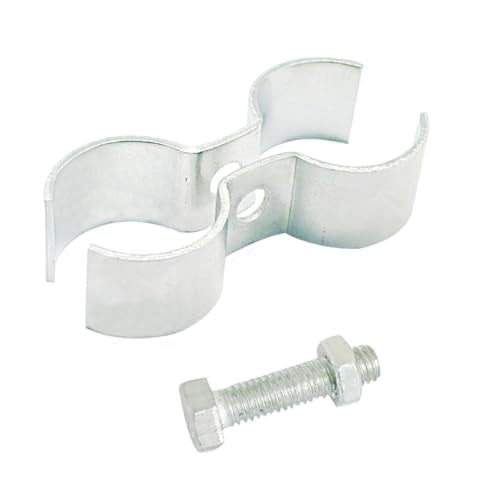 Double Pipe Clamp Chain Link Fence Clamps, 6Pcs Panel | Hand Tools - Image 7