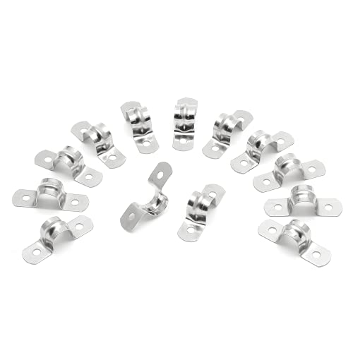 30Pcs 1/2 Inch Stainless Steel Conduit Clamps, for Pipe Fixing - Image 7