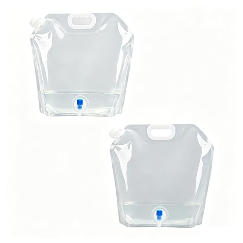 Collapsible Water Container Bag, BPA Free Food Grade Clear - Image 2